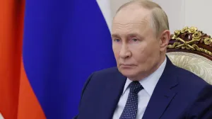 Russia's President Vladimir Putin chairs a meeting with government officials via a video link in Moscow, Russia, July 23, 2025. Sputnik/Mikhail Metzel/Pool via REUTERS ATTENTION EDITORS - THIS IMAGE WAS PROVIDED BY A THIRD PARTY./Mikhail Metzel