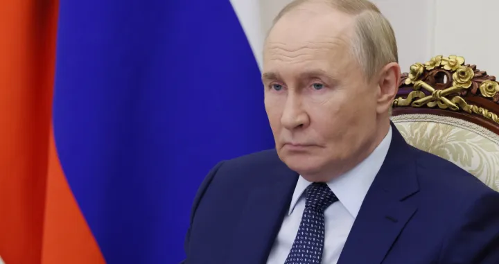 Russia's President Vladimir Putin chairs a meeting with government officials via a video link in Moscow, Russia, July 23, 2025. Sputnik/Mikhail Metzel/Pool via REUTERS ATTENTION EDITORS - THIS IMAGE WAS PROVIDED BY A THIRD PARTY./Mikhail Metzel