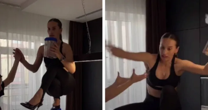 Mariana Barutkina, ruska influenserica, slomila kičmu/Prtsc