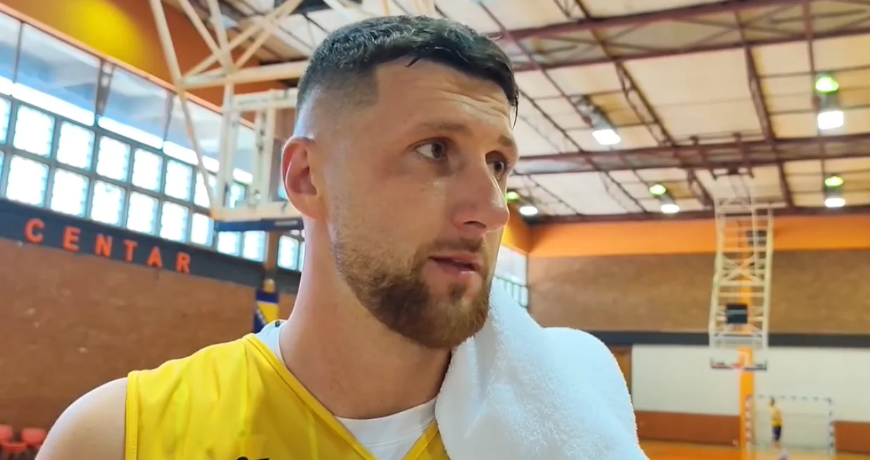 Jusuf Nurkić (FOTO: Screenshot/KSBiH)/Foto: 