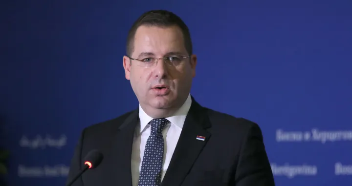 Pres-konferencija delegata u Domu naroda Parlamentarne skupštine BiH Radovan Kovačević/Senad Gubelić