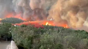 Francuska, aude, veliki požar/Screenshot