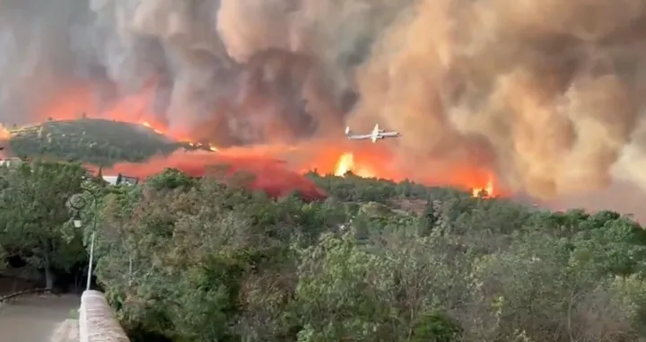 Francuska, aude, veliki požar/Screenshot