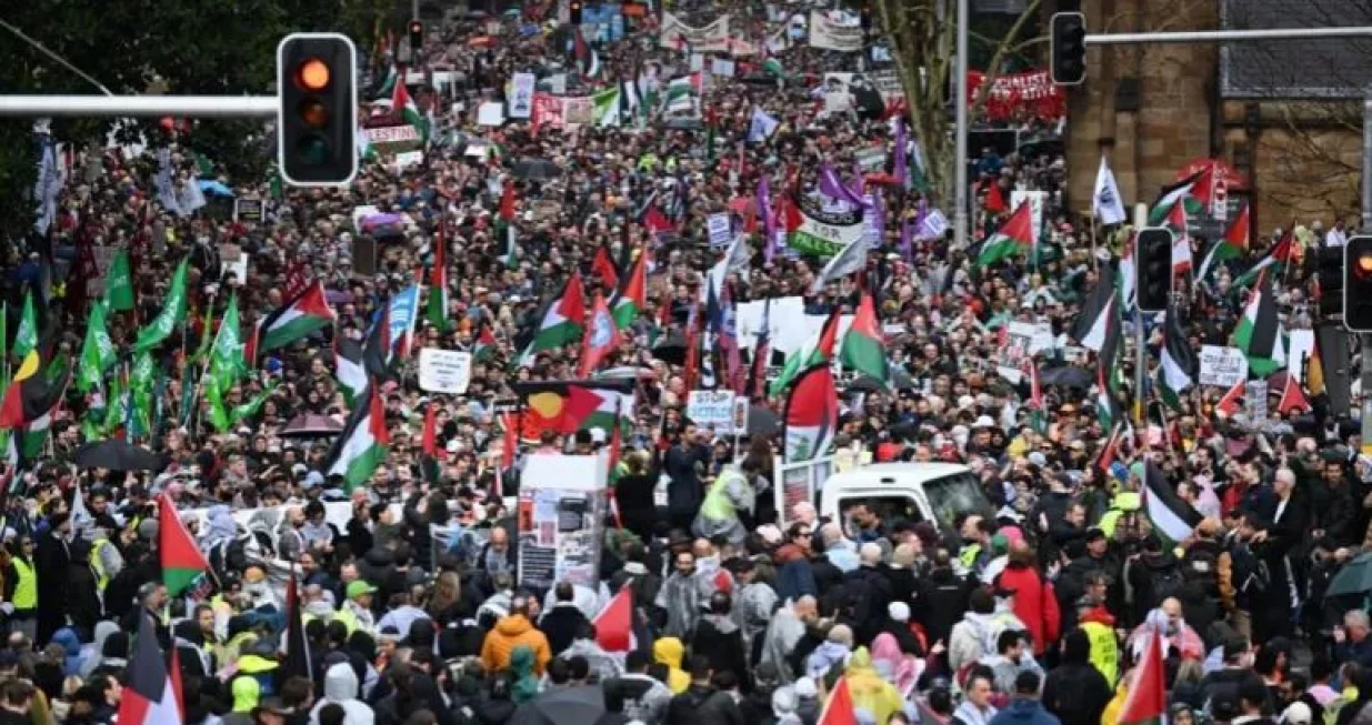 protest sidnej gaza/Sanja ДђukiД‡