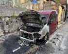 Izgorilo vozilo u sarajevskom naselju Gorica, požar, paljevina, automobil/Nedim Fetahović