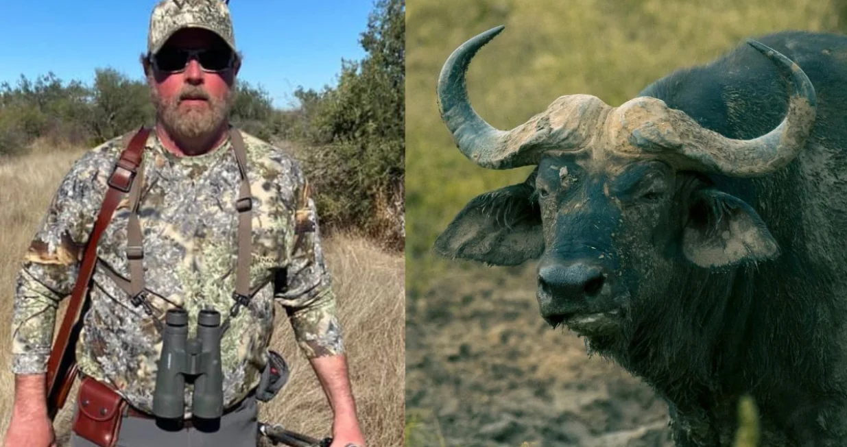 AMERIČKI milijunaš i lovac na trofeje, Asher Watkins (52), smrtno je stradao tijekom lovačkog safarija u Južnoj Africi nakon što ga je napao i usmrtio afrički bivol težak 1,3 tone/The South African