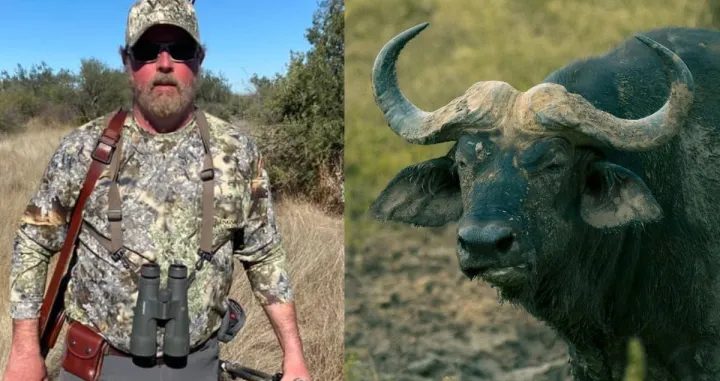 AMERIČKI milijunaš i lovac na trofeje, Asher Watkins (52), smrtno je stradao tijekom lovačkog safarija u Južnoj Africi nakon što ga je napao i usmrtio afrički bivol težak 1,3 tone/The South African