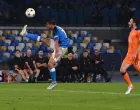epa10267831 Napoli's forward Giovanni Simeone in action during the UEFA Champions League group A soccer match between Napoli and Rangers FC, in 'Maradona Stadium' Naples, Italy, 26 October 2022. EPA/CIRO FUSCO/Foto: Ciro Fusco