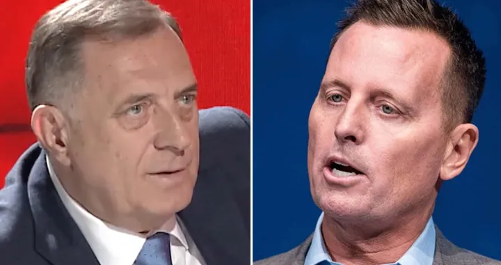 Milorad dodik i Richard Grenell/Arhiva, Agencije