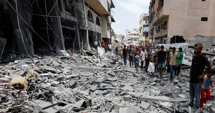 Posljedice jutarnjeg izraelskog napada na Gazu/Mahmoud Issa