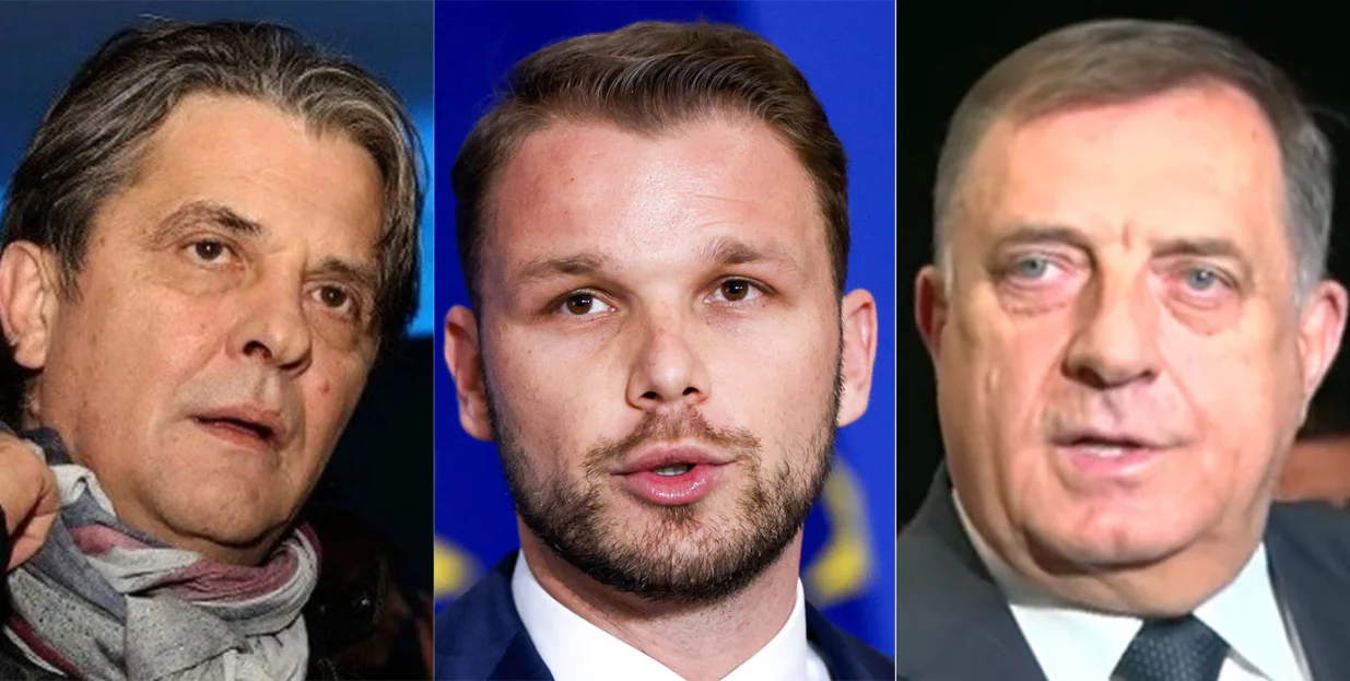 slobodan vasković draško stanivuković milorad dodik/Lejla Sofradžija