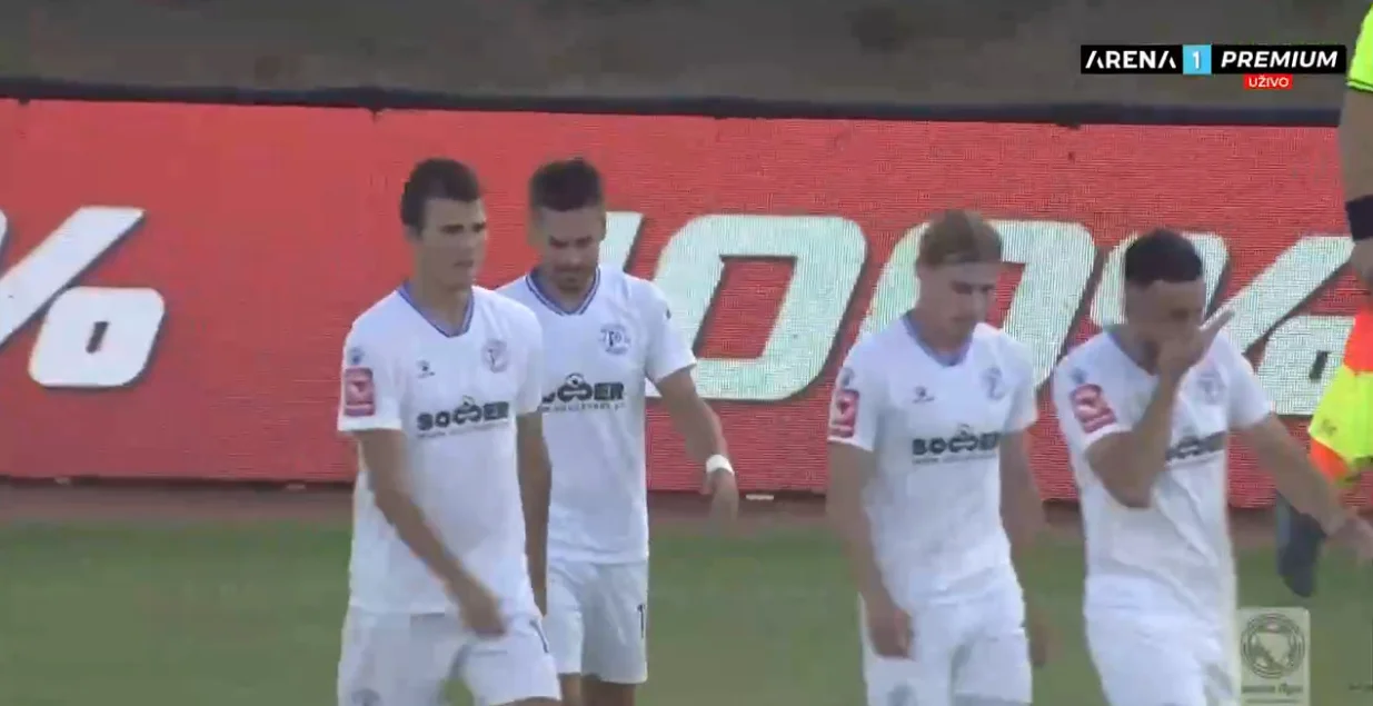 Sjajan gol Pantelića protiv Posušja (FOTO: Screenshot/Arenasport)/Foto: 