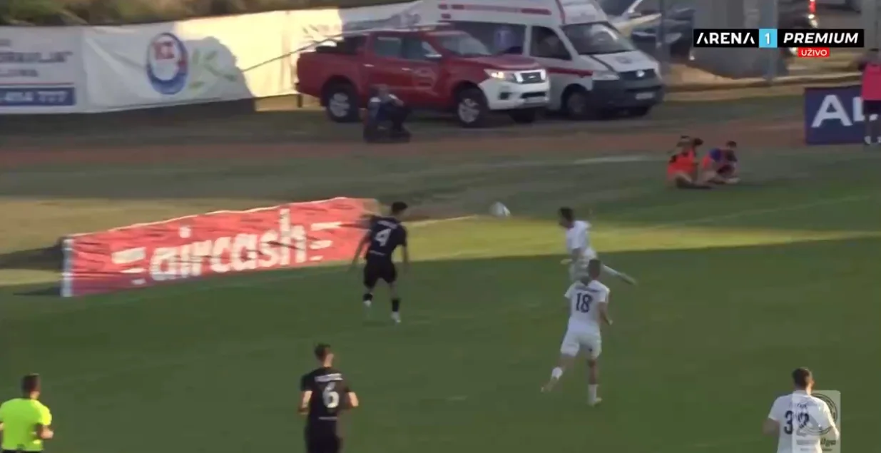 Sjajan gol Pantelića protiv Posušja (FOTO: Screenshot/Arenasport)/Foto: 