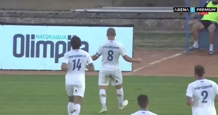 Gol Krajišnika protiv Posušja (FOTO: Screenshot/Arenasport)/Foto: 
