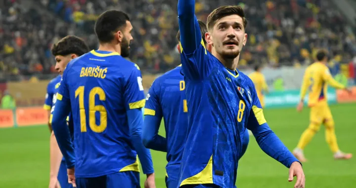 Detalj s utakmice između Rumunije i BiH (FOTO: N/FSBiH)/Foto: 