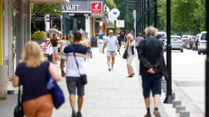 Šetači na Dobrinji/Damir Deljo