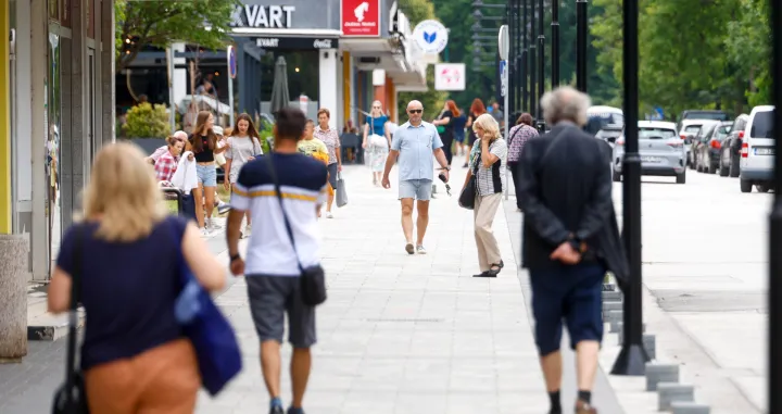 Šetači na Dobrinji/Damir Deljo