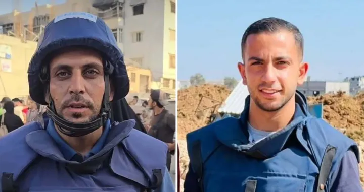 Mohammed Qraiqea i Anas al-Sharif//