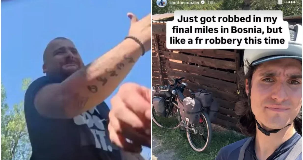 Američki pustolov, kojeg prati pola miliona ljudi, objavio da je napadnut kod Foče/Screenshot