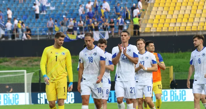 Slovenija - Bosna i Hercegovina (FOTO: N/FSBiH)/Foto: 