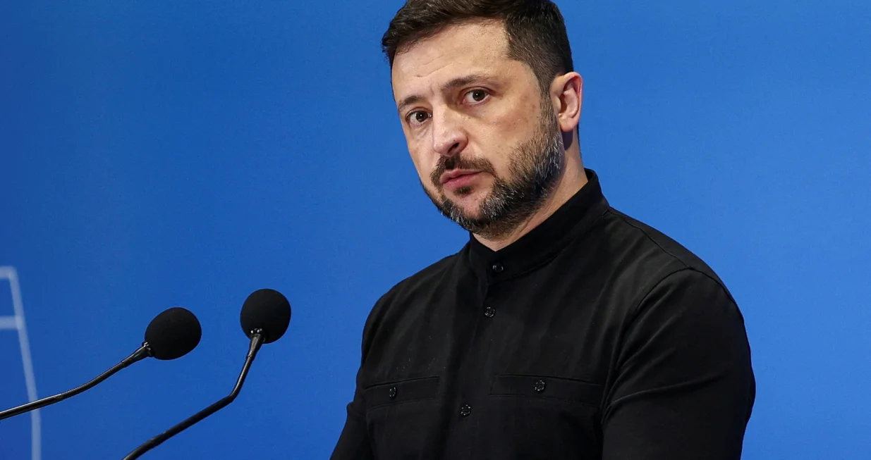 FILE PHOTO: Ukrainian President Volodymyr Zelenskiy attends a press conference on the first day of the two-day Ukraine Recovery Conference (URC2025), on plans for the reconstruction of Ukraine, in Rome, Italy, July 10, 2025. REUTERS/Guglielmo Mangiapane/File Photo/Guglielmo Mangiapane