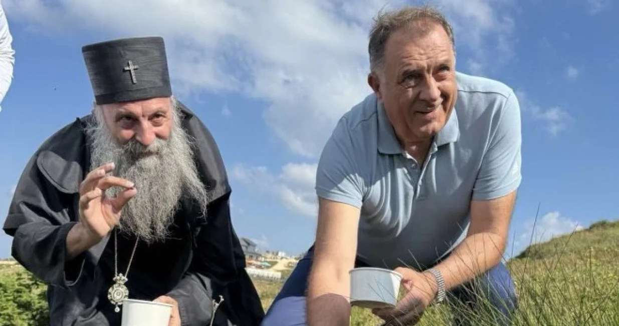 Patrijarh SPC-a Porfirije i Milorad Dodik na Jahorini/X.com