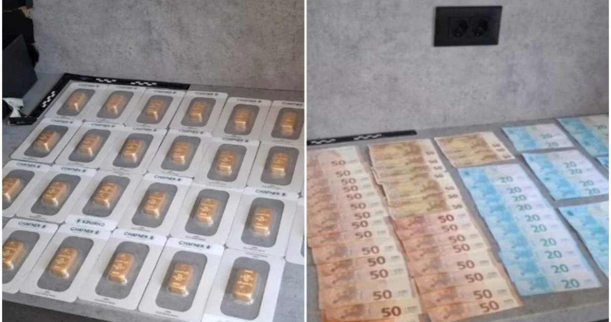 Oduzezli zlato i novac/MUP HNK/