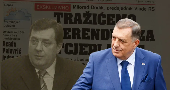 Dodik nekada i sada - malo šta se promijenilo/Amir Papić