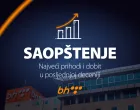BH Telecom - najveći prihodi i dobit u posljednjoj deceniji//