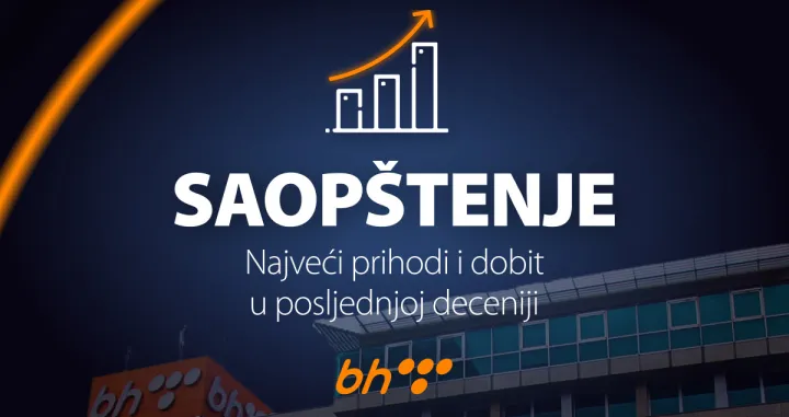 BH Telecom - najveći prihodi i dobit u posljednjoj deceniji//