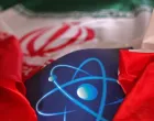 FILE PHOTO: Atomic symbol and Iranian flag are seen in this illustration taken September 8, 2022. REUTERS/Dado Ruvic/Illustration/File Photo/File Photo/Dado Ruvic