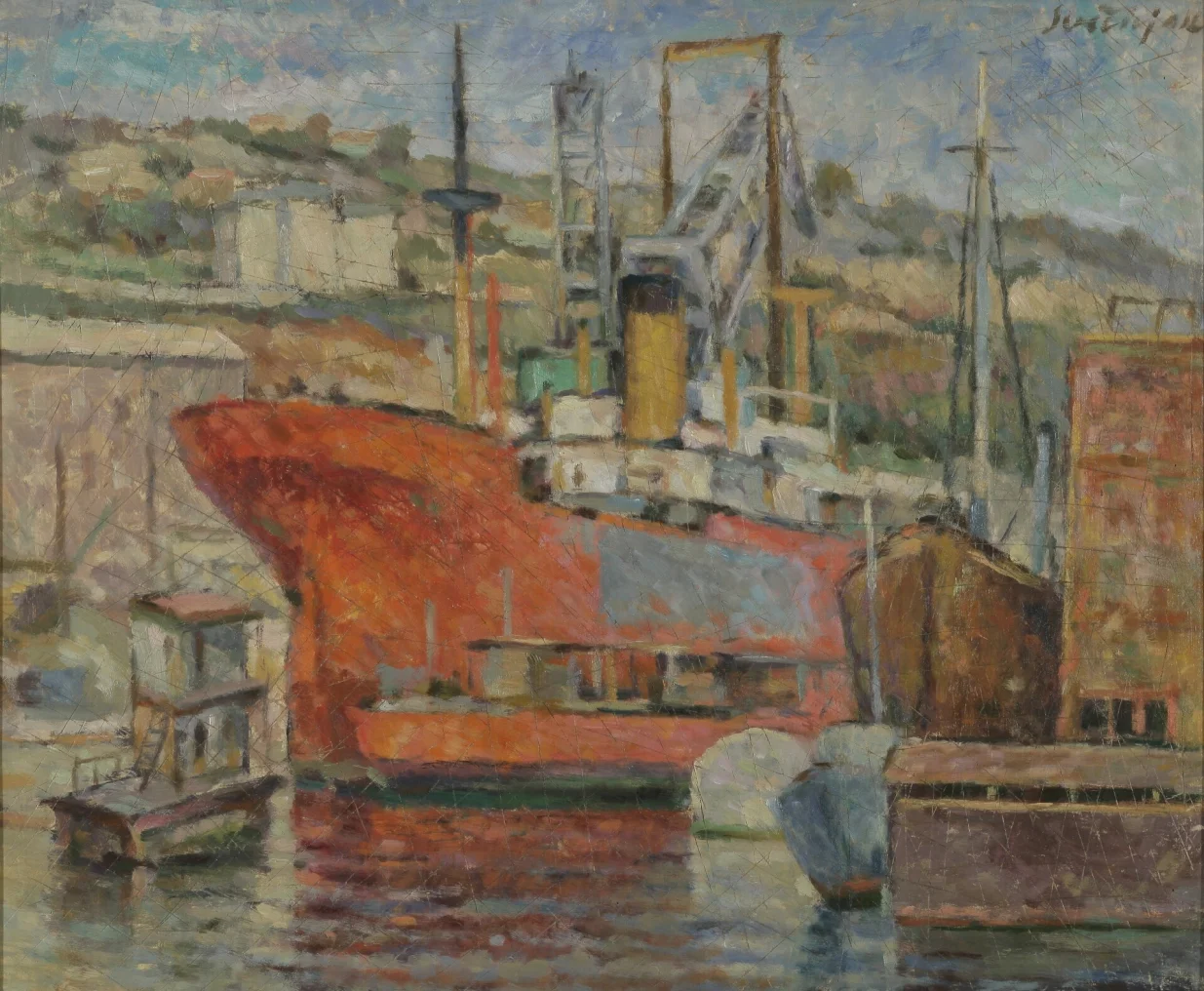 Vilim Svečnjak: "U luci opreme (Iz Riječke luke)", 1938. - 1940. /GORAN VRANIĆ /