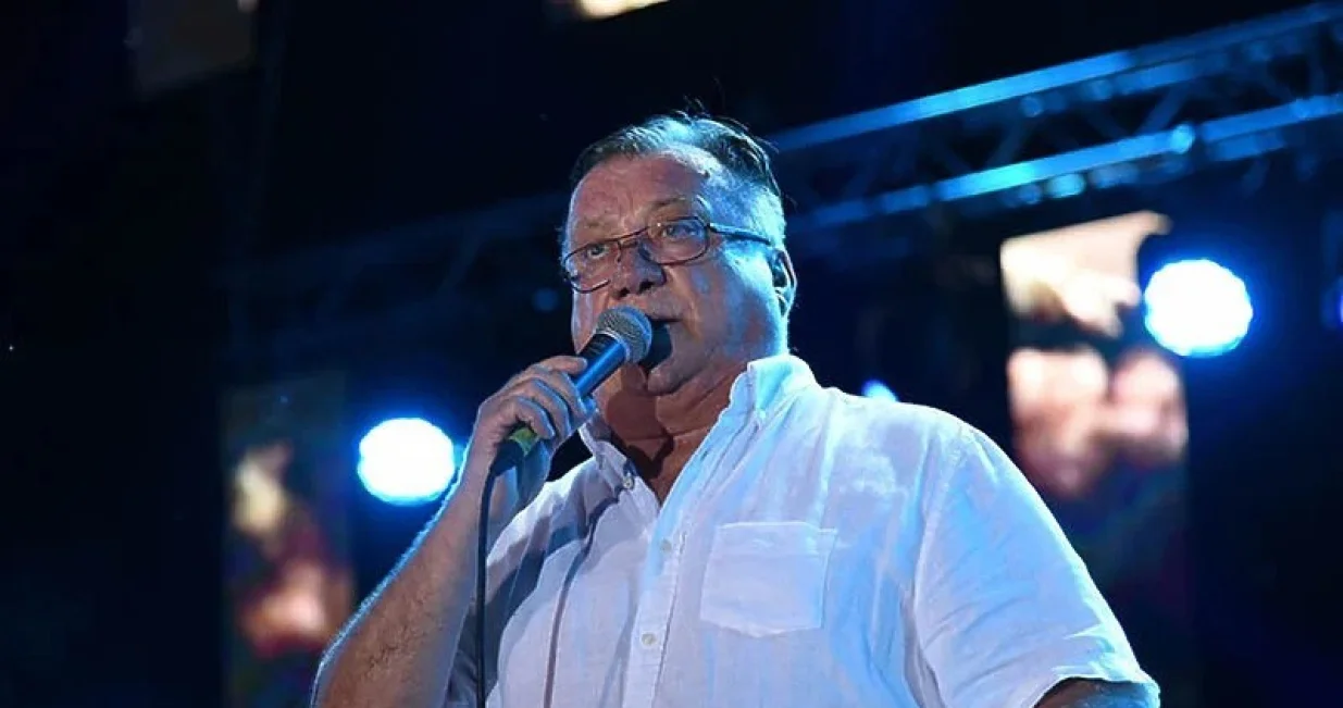 Halid Bešlić na tvrđavi Kastel/