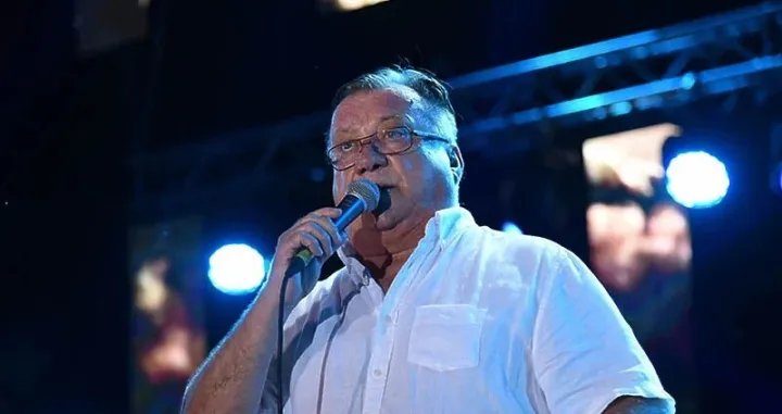 Halid Bešlić na tvrđavi Kastel/