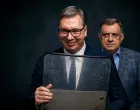 vizual za kolumnu vildane selimbegović, vučić i dodik/Stefan Komljenović 