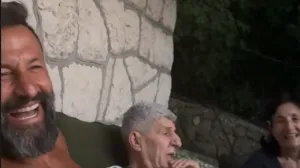 Hasan Salihamidžić sa roditeljima/Foto: 