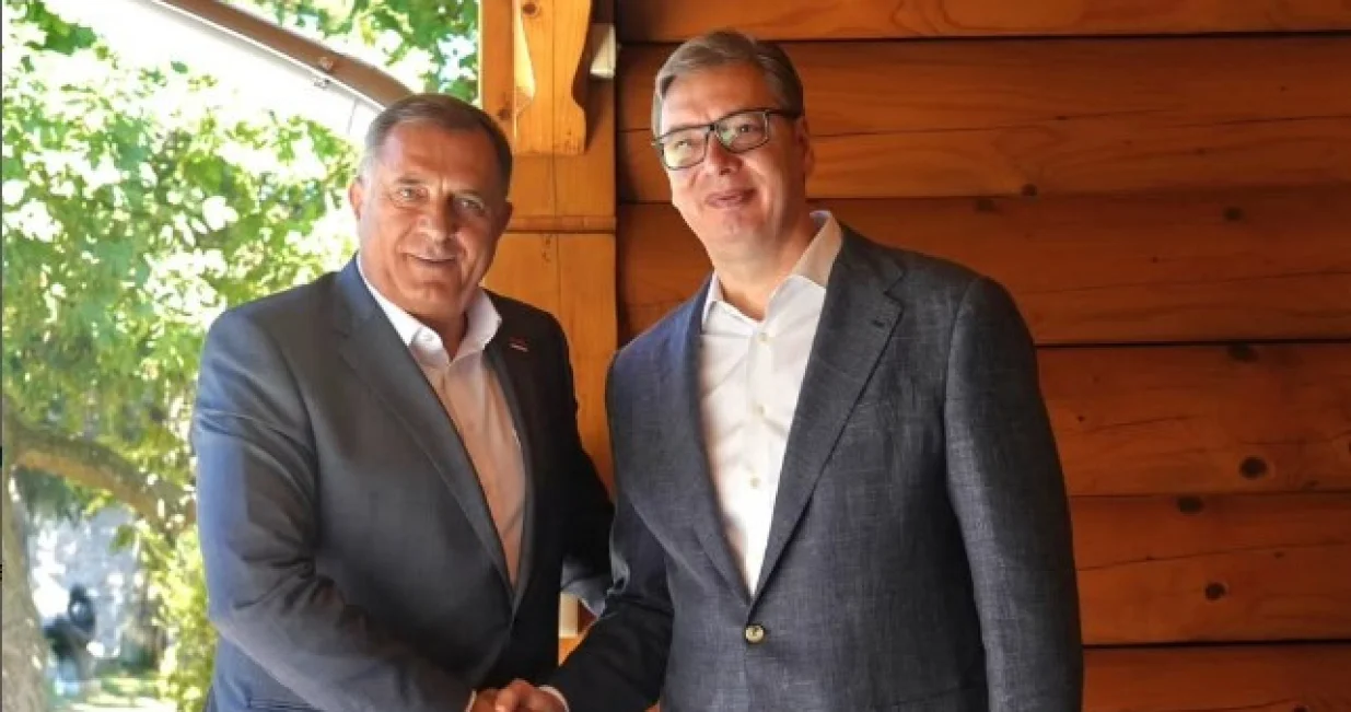 Aleksandar Vučić i Milorad Dodik/Instagram