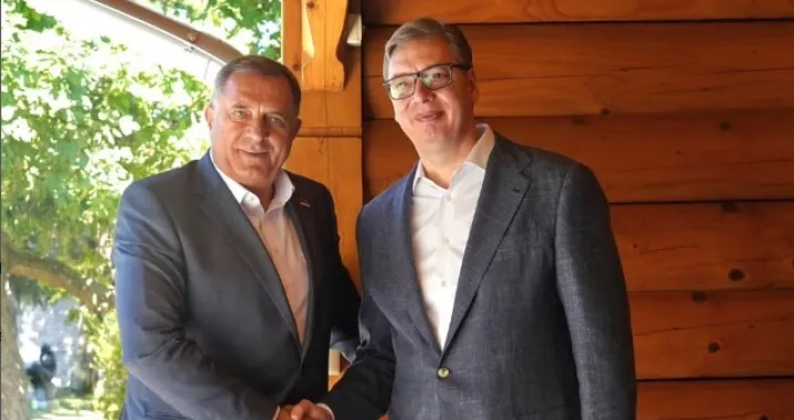 Aleksandar Vučić i Milorad Dodik/Instagram