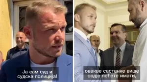 Stanivuković u dvije odvojene situacije/Vlado Đajić