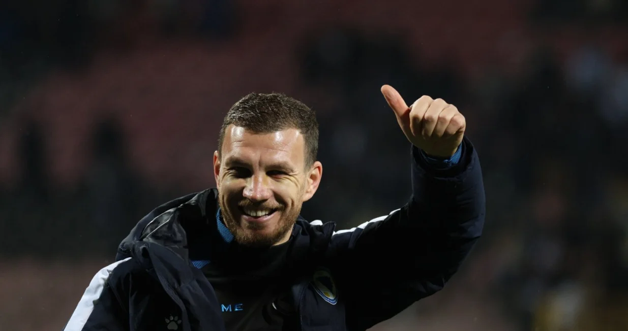 Edin Džeko (FOTO: N/FS BiH)/Foto: 