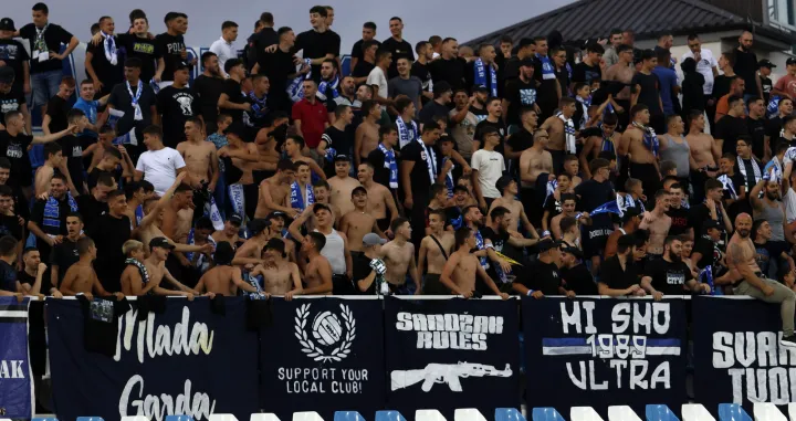 Torcida Sandžak (FOTO: Sanel Konjhodžić/Sport1)/Foto: 