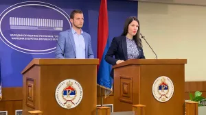 Draško Stanivuković i Jelena Trivić /Goran Dakić/