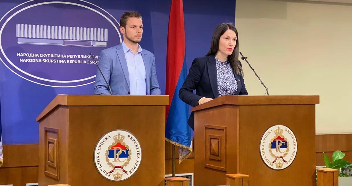 Draško Stanivuković i Jelena Trivić /Goran Dakić/