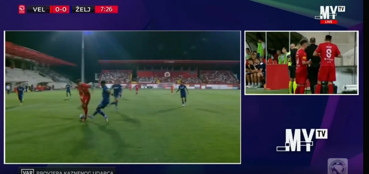 Penal za Velež/Foto: 