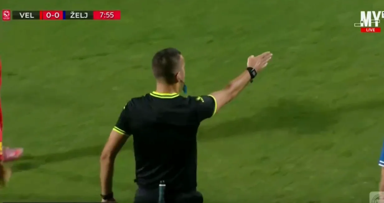 Penal za Velež/Foto: 