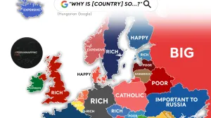 Šta ljudi najčešće pitaju Google o zemljama: Njemačka bogata, Francuska popularna, Hrvatska skupa, BiH siromašna/Forummaping