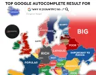 Šta ljudi najčešće pitaju Google o zemljama: Njemačka bogata, Francuska popularna, Hrvatska skupa, BiH siromašna/Forummaping