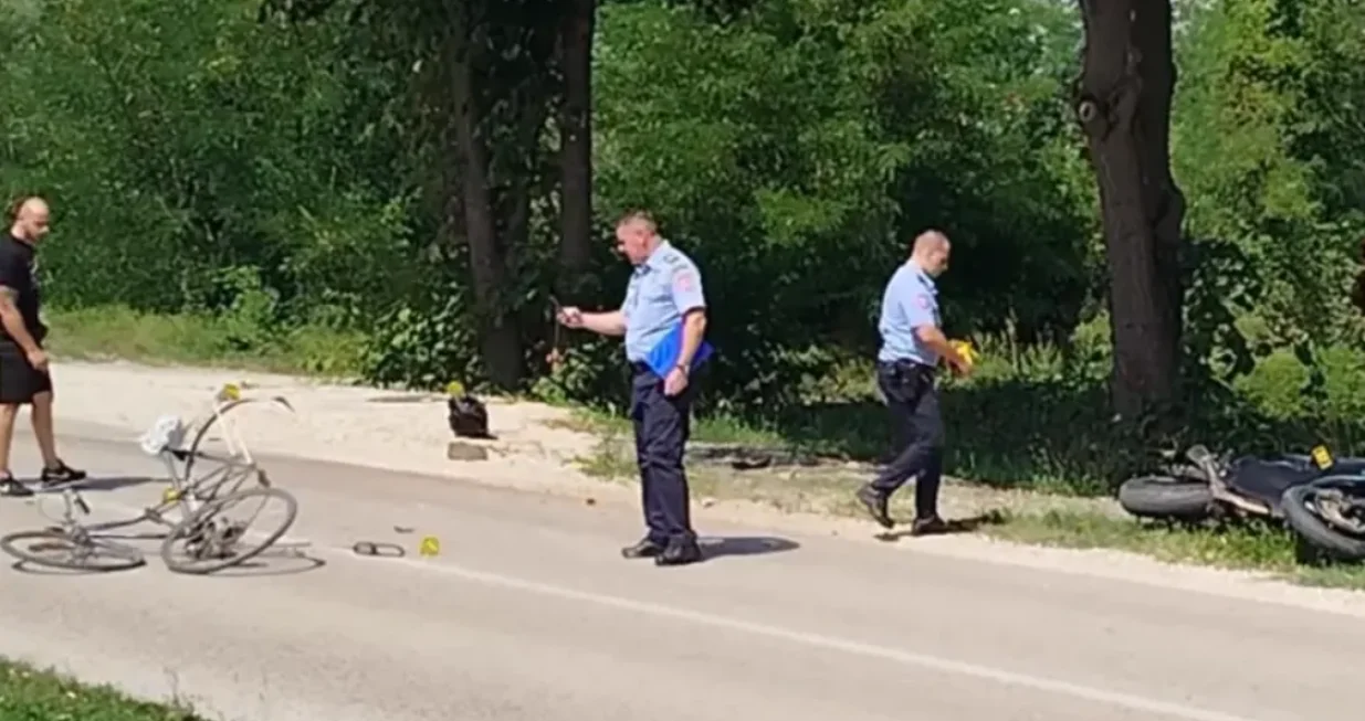 Poginuo biciklista, saobraćajna nesreća, Teslić, MUP RS, policija, biciklo, motor/Atv