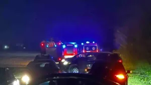 Saobraćajna nesreća kod Bijeljina, policija, vatrogasci, dobra za ilustracije/Infobijeljina