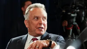 U.S. President Donald Trump's special envoy to Russia, Steve Witkoff, attends a press conference held by U.S. President Donald Trump and Russian President Vladimir Putin following their meeting to negotiate an end to the war in Ukraine, at Joint Base Elmendorf-Richardson, in Anchorage, Alaska, U.S., August 15, 2025. REUTERS/Kevin Lamarque/Kevin Lamarque